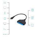 Pikkukuva 8 / 8: Tietokonetarvikkeet USB3.0 -sovitinkaapeli datakaapeli SATA3.0-kiintolevylle SSD / 2,5 tuuman HDD