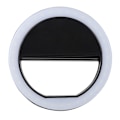 Miniatyrbillede 1 af 8: Selfie LED Ring Flash Lys Bærbar Telefon Selfie Lampe Lysende Clip Lampe til iPhone (Sort)