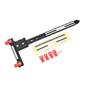 Miniatyrbilde 3 av 8: Arrow Measuring T-linjal Plast Nøyaktig Sammensatt Recurve Bow Tuning T-linjal for Bueskyting Svart