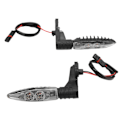 Miniatyrbilde 3 av 8: LED Bakre Blinklys Indikator Amber Lys Erstatning for F800 GS/R/S S100R HP4 Transparent Linse