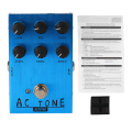 Miniatyrbilde 1 av 8: Elgitareffekter Drive Pedal Effector Simulerer gitarforvrengning og overdriveeffekter AN 33 Blue