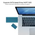 Miniatyrbilde 8 av 8: 6019-RTK USB 3.0 til NGFF M.2 B-Key U Disk Type Direkte Innsetting Bærbar Harddisk Boks