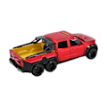 Pikkukuva 6 / 8: 1/28 maastomalli autovalumuotti Diecast Veto takaisin leluauto äänellä ja valolla lapsille Pojat Tytöt Punainen
