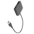 Pikkukuva 4 / 8: Muistikorttisovitin MultiFunction Reader USB -tietokonelisävaruste Windows OS X LINUX -käyttöjärjestelmään