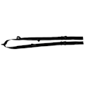 Miniatyrbilde 2 av 8: Kjøretøymontert fiskestang holder bærer 5 hull stang rack belte stropp fiskeutstyr tilbehørSvart 5 hull 140‑200cm