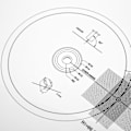 Miniatyrbild 2 av 8: Skivspelare Pickup Justerings Protractor Matta Förhindra Halkning Statisk Stötsäker Fonograf Protractor Justeringsverktyg