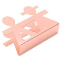 Miniatyrbillede 7 af 8: Servietholder Tegningsproces Mat Poleret Par Hulmønster Rustfrit Stål Holder til Køkkenbordplader Bord Rose Guld
