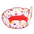 Pikkukuva 6 / 8: Bärbara tecknade barnleksakstält Babybollar Pool Pop Up Kid Utomhustält (120cm korg)