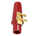 Pikkukuva 2 / 8: Alto-saksofonin suukappalesarja Sax Cover Ligaature Reed instrumenttitarvikkeet vaihtopunaiselle