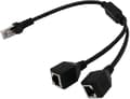 Network Splitter Adapter Cable RJ45 1 Male to 2 Female Socket Ports Ethernet LAN Cable Network Splitter Adapter
