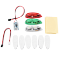 Miniatyrbillede 1 af 8: 3 stk/sæt Drone Flash LED trådløst lys til RC Fix Wing Fly Helikopter