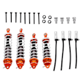 Miniatyrbilde 1 av 8: RC Dempererstatning Demperer Aluminiumlegering for ZD Racing 1/7 DBX07 (Oransje Titanfarge)
