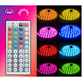 Miniatyrbillede 8 af 8: 5M LED RGB-lys Genopladelig lysstrimmel med fjernbetjening Indendørs soveværelsesdekoration
