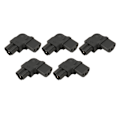 Miniatyrbillede 1 af 8: 5 stk. IEC320 C6 til IEC320 C7 Strømadapter 2500W Strømstikadapter til PDU Chassis Strømforsyning UPS Stikkontakt