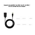 Pikkukuva 7 / 8: USB 2.0 - RS232 sarjaporttikaapelin muunnin DB9 yleismallin naarasliitinkaapeli 1,5 m