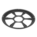 Miniatyrbillede 7 af 8: Højttalerbeskyttelse Mesh Netgitter Cirkel Rund Beskyttende Sort Støvtæt Subwoofer-tilbehør
