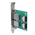Pikkukuva 6 / 8: Dual Mini SAS 36P-26P SFF8087 - SFF-8088 palvelinsovitinkortti 8088-8087 muunnin PCI-kiinnike