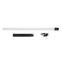 Miniatyrbillede 1 af 8: S968 Metal Lys-Sværd Lys Op Saber LED Flash Stick Farverig Farveændrende Lys Model Legetøj Sort Uden Adapter