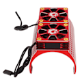 Miniatyrbilde 7 av 8: RC Motor Dobbelt Kjøleventilator Varmespreder Aluminium Legering 5 til 7,4V 1/5 RC Tilbehør for Traxxas Rød