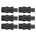 Miniatyrbillede 3 af 8: 6 stk. IEC320 C6 til IEC320 C7 Strømadapter C6 til C7 Strømstikadapter til PDU Chassis Strømforsyning UPS Stikkontakt Computer Stikkontakt