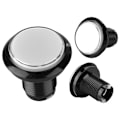 Pikkukuva 4 / 8: Pyöreä LED-lamppu valaistu suuri painike arcade-pelikoneisiin DIY-osa (valkoinen)