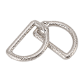 Miniatyrbild 2 av 8: 20 st Metall D-ringar Ouroboros Design Multifunktionell Zinklegering D-ringar Spänne för Handväska Bälte Plånbok DIY Hantverk