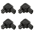 Miniatyrbillede 2 af 8: 4 stk. IEC320 C8 til IEC320 C5 Strømadapter Professionel Kobber Computer Strømadapter til PDU Chassis Strømforsyning