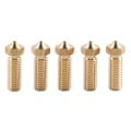 Miniatyrbillede 1 af 8: 5 stk. messing 1,75 mm/1,2 mm højtemperaturbestandig CNC-bearbejdet ekstruderdysse