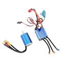 Miniatyrbild 5 av 8: 2435 4500KV Borstlös Motor 25A ESC 2.2kg Metall Servo Set för Traxxas för HSP för Wltoys 1/16 1/18 RC Bilar