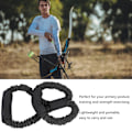 Miniatyrbild 8 av 8: Bågskytte Båge Posture Trainer Strength Puller Exerciser för jakt Skytteövningar Svart