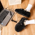 Pikkukuva 7 / 8: USB-lämmittimet tossut, pehmeä lämpötilan säädettävä lämmitystossut, liukumattomat tossut, talvijalat lämmittimet naisille