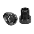 Miniatyrbillede 3 af 8: 2 stk. Cykelkrankbolt Spline Mittaksel Aluminiumlegering Højstyrke Antikorrosion Robust Holdbar Cykelkrankdæksel Sort