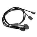 Pikkukuva 4 / 8: 3PIN 5V ARGB Jakokaapeli Tuulettimen Adapterikaapeli LED-nauhan Liitinkaapeli Johto ARGB 1‑to‑3