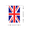 Miniatyrbillede 2 af 8: Union Triangular Vimpler 25stk Britiske Flag 70-års Jubilæum England Flag Vimpler til Dronningens Platin Jubilæum Pub Royal Fest Dekoration