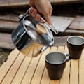 Miniatyrbilde 5 av 8: Campingkjele i rustfritt stål med avtakbart håndtak, bærbar 304 rustfritt stål kokekar for utendørs turer