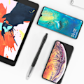 Miniatyrbilde 6 av 8: Penn med klips, 6.5mm skrive-touch-stylus for mobiltelefon og nettbrett, høypresisjons-stylus (Svart)
