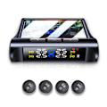 Miniatyrbild 4 av 8: C240 Solcellsdriven Bil Extern TPMS-Sensor Däcktrycksövervakningssystem