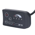 Miniatyrbillede 5 af 8: 36V 48V S810 LED Display Panel til Elcykel 4-tråds Cykelmodifikation LED Kontrol Display Måler SM Stik