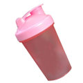 Miniatyrbillede 3 af 8: Proteinpulver Shaker Cup PP Shaker flaske med rustfrit stål kugle til blanding 500ml Rosa
