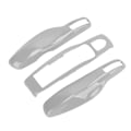 Miniatyrbillede 1 af 8: Nøglefob Cover Shell Beskytter Bil Modificering Udskiftning til Panamera Cayenne MACAN Boxster Cayman 911 718 Grå