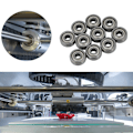 Miniatyrbillede 6 af 8: 10 stk. Lejestål Lejer, 3D Printer Lejetilbehør, 624ZZ Mikrolejer