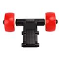 Miniatyrbillede 5 af 8: RC Bil Hjulhjul Aluminium Legering Dobbelt Hjulhoved RC Bil Wheelie Bar Udskiftning til ARRMA Notorious 6S 1/8 Sort