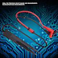 Miniatyrbild 7 av 8: Bärbar SMD SMT Chip Testklämma LCR-mätare för multimetermotståndskondensator
