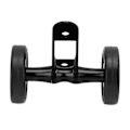 Pikkukuva 3 / 8: Pyörän Lokasuojat Easywheel Lokasuojat Rullat Pyörät Kaksoispyörät Brompton Taittopyörälle DahonBlack