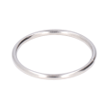 Miniatyrbillede 8 af 8: 50 stk. Metalringe Jernmateriale Holdbart Robust Multifunktionelt Blank Lys Farve Metal O-ringe til Taske Tøj Sølv 38x3mm