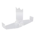 Miniatyrbilde 4 av 8: Lysholder i akryl for lyssabel - Stativ for lyssabel - Stativ for tryllestav - Stativ for dolk - Stativ med sklisikker pute - Transparent