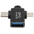 Pikkukuva 2 / 8: 2 in 1 OTG Converter USB 3.0 - Micro USB ja Type C -sovitin tukee nopeaa datasynkronointia