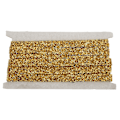 Pikkukuva 1 / 8: Strassinauhat Kirkkaat Strassit 5 jaardia 1,5 cm Leveys Kultaiset Glitter Strassinauhat DIY-askarteluun