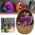 Miniatyrbild 2 av 8: Simuleringar Kristall Drake Ägg Prydnader Skrivbordsdekorationer Blanka Harts Drakägg Prydnader Present till Vänner och Familj
