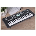 Miniatyrbilde 7 av 8: Elektrisk piano for barn Nybegynner Elektronisk musikk læring Keyboard Bærbart tidlig utdanningsinstrument 37 tangenter 2 moduser